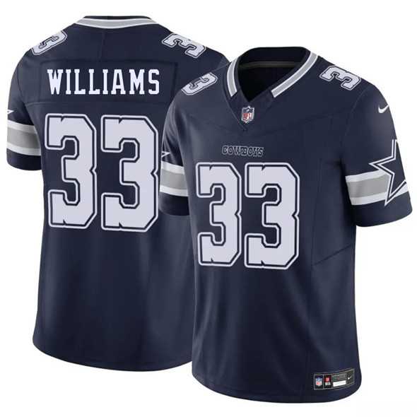 Men & Women & Youth Dallas Cowboys #33 Javonte Williams Navy 2025 F.U.S.E. Vapor Untouchable Limited Stitched Jersey->dallas cowboys->NFL Jersey